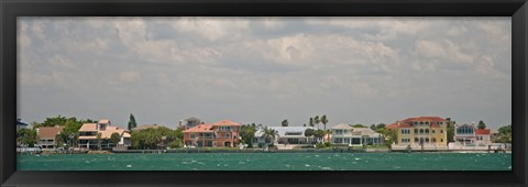 Framed View toward Cabbage Key from St. Petersburg in Tampa Bay Area, Tampa Bay, Florida, USA Print