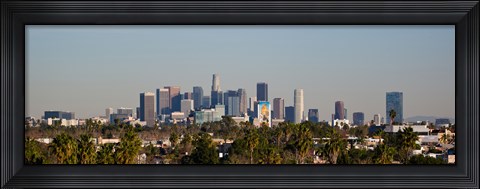 Framed Downtown Los Angeles, City of Los Angeles, California, USA Print