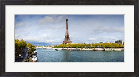 Framed Eiffel Tower from Pont De Bir-Hakeim, Paris, Ile-De-France, France Print