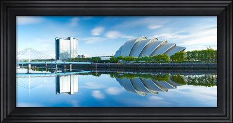 Framed Scottish Exhibition and Conference Centre, River Clyde, Glasgow, Scotland Print