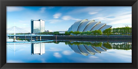 Framed Scottish Exhibition and Conference Centre, River Clyde, Glasgow, Scotland Print