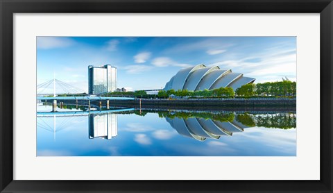 Framed Scottish Exhibition and Conference Centre, River Clyde, Glasgow, Scotland Print