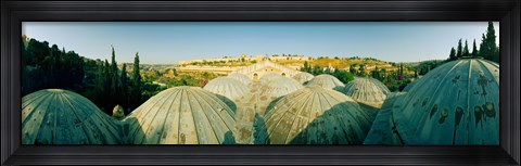 Framed Domes at the Church of All Nations, Jerusalem, Israel Print