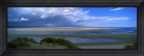 Framed Clouds over Budle Bay, Northumberland, England Print