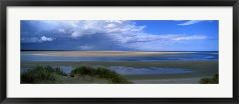 Framed Clouds over Budle Bay, Northumberland, England Print
