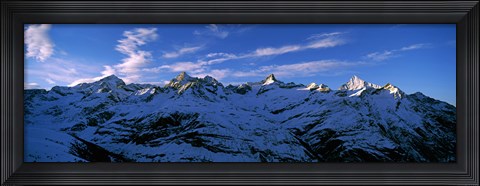 Framed Swiss Alps from Gornergrat, Switzerland Print