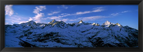 Framed Swiss Alps from Gornergrat, Switzerland Print