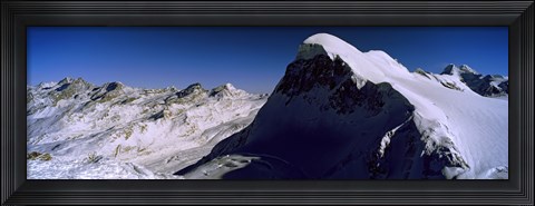 Framed Swiss Alps from Klein Matterhorn, Switzerland Print
