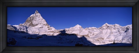 Framed Mt Matterhorn from Riffelberg, Zermatt, Valais Canton, Switzerland Print