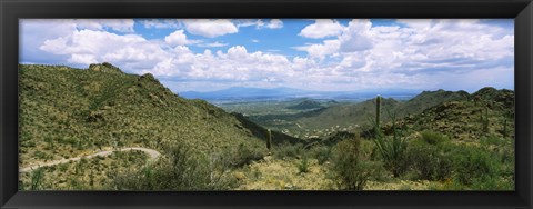 Framed Tucson Mountain Park, Arizona Print