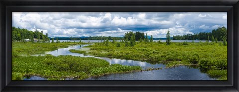 Framed Wetlandsin the Adirondack Mountains, New York State Print