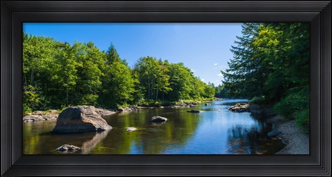 Framed Moose River, New York State Print