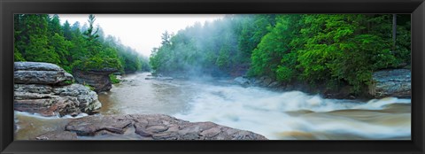 Framed Youghiogheny River, Swallow Falls State Park, Garrett County, Maryland Print