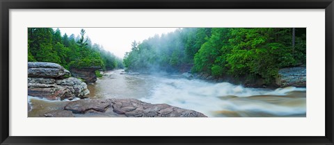 Framed Youghiogheny River, Swallow Falls State Park, Garrett County, Maryland Print