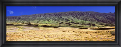 Framed Landscape with Haleakala Volcanic Crater, Maui, Hawaii, USA Print
