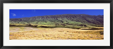 Framed Landscape with Haleakala Volcanic Crater, Maui, Hawaii, USA Print