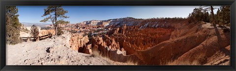 Framed Rock formations at Bryce Canyon National Park, Utah, USA Print