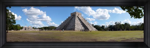 Framed Kukulkan Pyramid, Yucatan, Mexico Print