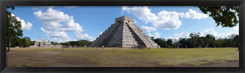 Framed Kukulkan Pyramid, Yucatan, Mexico Print