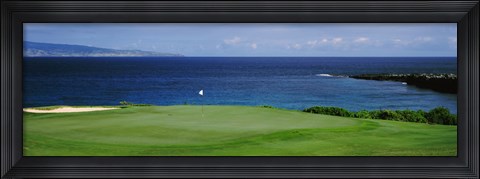 Framed Kapalua Golf Course, Maui, Hawaii Print