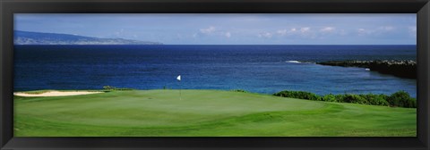 Framed Kapalua Golf Course, Maui, Hawaii Print