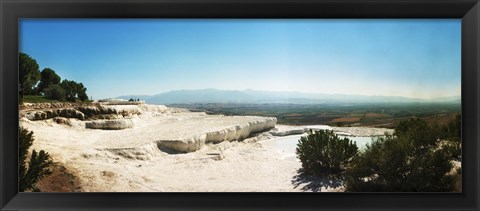 Framed Hot Springs and Pool Pamukkale, Denizli Province, Turkey Print