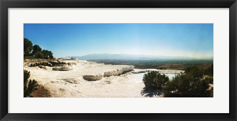 Framed Hot Springs and Pool Pamukkale, Denizli Province, Turkey Print