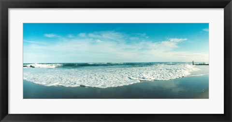 Framed View of the Atlantic Ocean at Fort Tilden beach, Queens, New York City, New York State, USA Print
