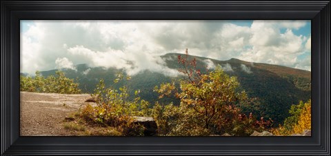 Framed Clouds over mountain range, Kaaterskill Falls area, Catskill Mountains, New York State, USA Print