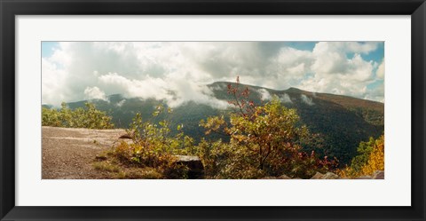 Framed Clouds over mountain range, Kaaterskill Falls area, Catskill Mountains, New York State, USA Print