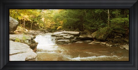 Framed Kaaterskill Falls stream, New York State Print