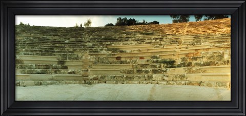 Framed Ancient antique theater in Kas at sunset, Antalya Province, Turkey Print