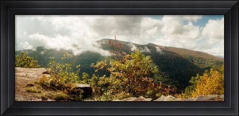 Framed Clouds over mountain, Catskill Mountains, New York State Print