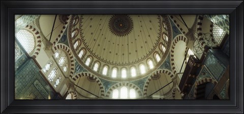 Framed Ceiling of Rustem Pasha mosque, Istanbul, Turkey Print