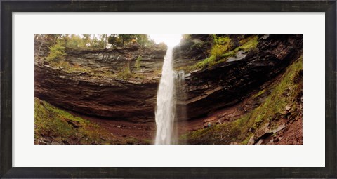 Framed Water falling from rocks, Kaaterskill Falls, Catskill Mountains, New York State Print