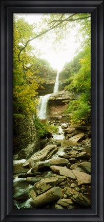 Framed Kaaterskill Falls in autumn, New York State Print