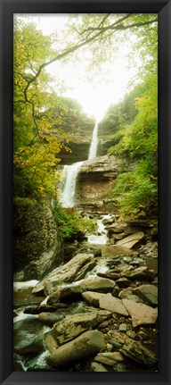 Framed Kaaterskill Falls in autumn, New York State Print