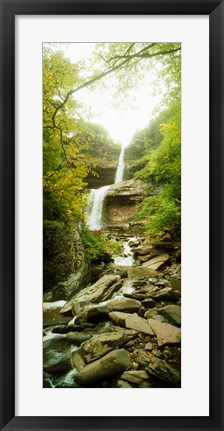 Framed Kaaterskill Falls in autumn, New York State Print