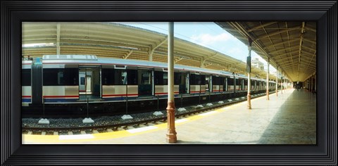 Framed Old Orient Express train station in Istanbul, Turkey Print