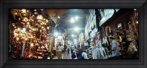 Framed Grand Bazaar, Istanbul, Turkey Print