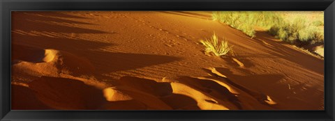 Framed Sand dunes in a desert, Jordan (horizontal) Print