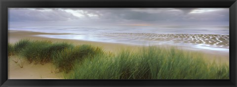 Framed Storm clouds over the sea, Newburgh Beach, Newburgh, Aberdeenshire, Scotland Print