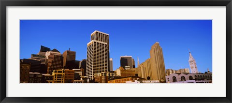 Framed Skyscrapers in a city, San Francisco, California, USA 2012 Print