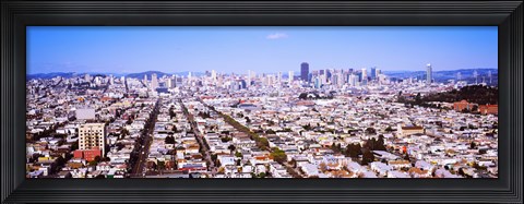 Framed Houses in a city, San Francisco, California, USA 2012 Print