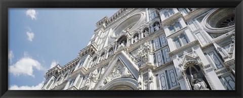 Framed Facade of Duomo Santa Maria Del Fiore, Florence, Tuscany, Italy Print