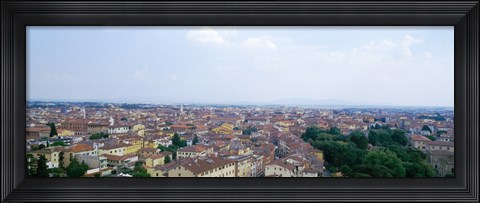 Framed Buildings in a city, Pisa, Tuscany, Italy Print