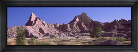Framed Mountains at Badlands National Park, South Dakota, USA Print