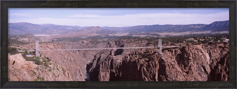 Framed Royal Gorge Suspension Bridge, Colorado, USA Print