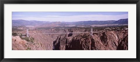 Framed Royal Gorge Suspension Bridge, Colorado, USA Print