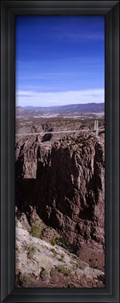 Framed Royal Gorge Suspension Bridge, Colorado, USA (vertical) Print